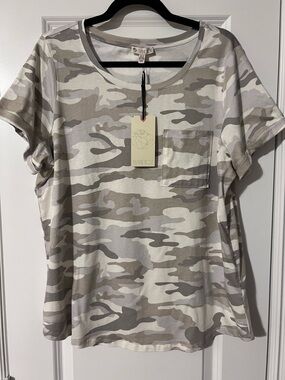 Neutral Camo Short-Sleeve Pocket Tee